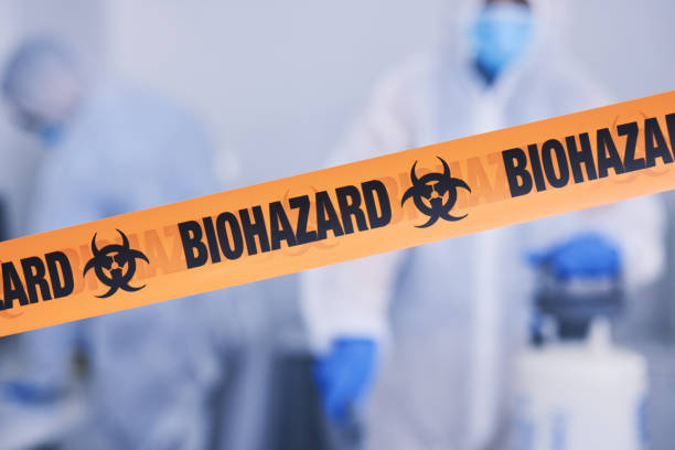 Professional Blood Cleanup technician working in Eureka Springs, AR